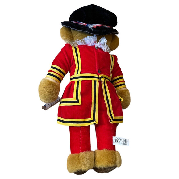 Merrythought England Plush Bear Harrods Beefeater Royal Guard NWT 1990 - Picture 3 of 7